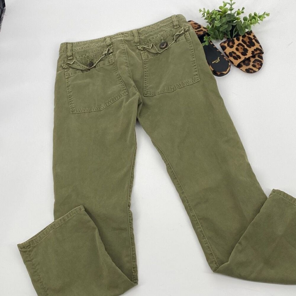 Current Elliott|Revolve The Army Cargo Pants Slim Leg Green Pockets Size 24/0 - Picture 8 of 13